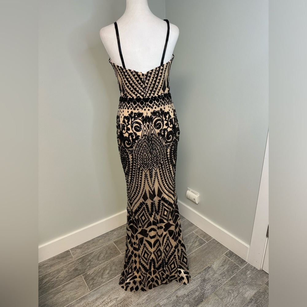 Splash Stunning Maxi Sequence Fitted Mesh Mermaid… - image 5